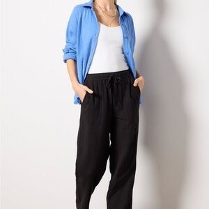 Z Supply Charcoal Textured Pants